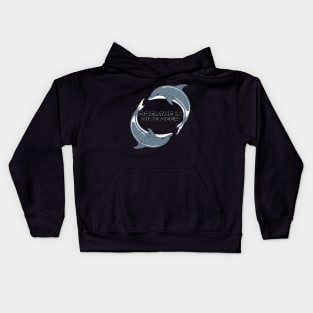 Breathe in dive deep Kids Hoodie